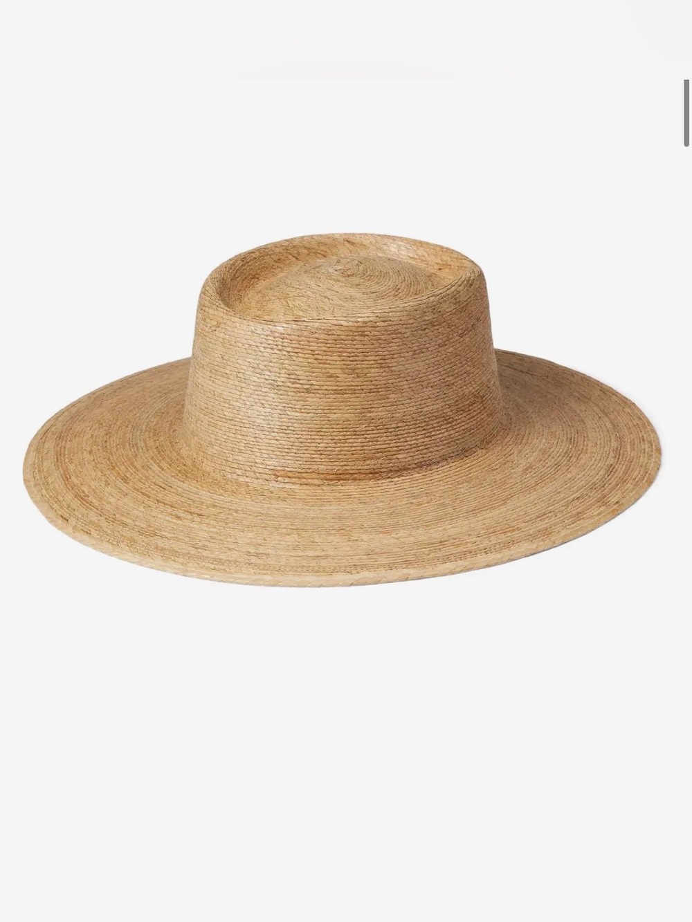 Lack Of Color Natural Straw Boater Hat